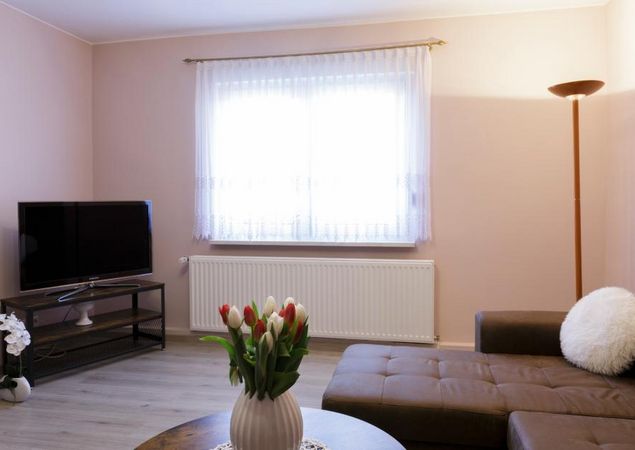Wohnzimmer in der Ferienwohung Günther, Foto: Nicole Krüger, Lizenz: Kerstin Günther Wohnzimmer in der Ferienwohung Günther, Foto: Nicole Krüger, Lizenz: Kerstin Günther