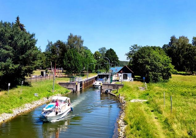 Schleuse Himmelpfort, Foto: Anke Treichel, Lizenz: Regio-Nord