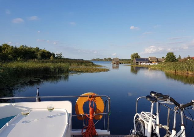 Aussicht vom Außensteuerstand © Locaboat Holidays, Foto: © Locaboat Holidays, Lizenz: © Locaboat Holidays