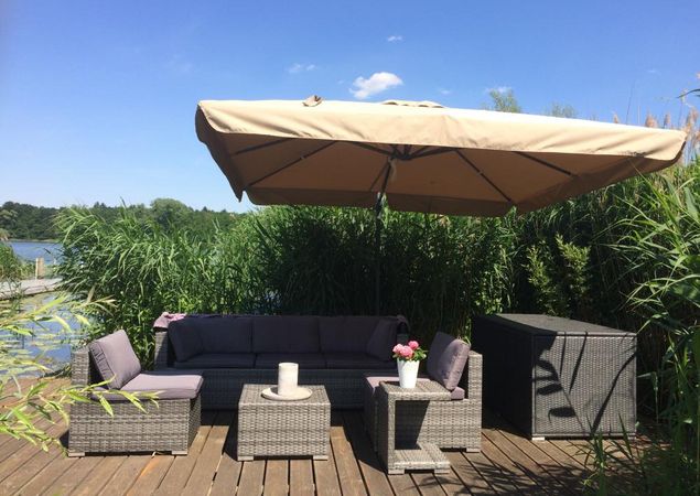 Ferienhaus am Baalensee - Terrasse am See, Foto: Petra Walter, Lizenz: Petra Walter Ferienhaus am Baalensee - Terrasse am See, Foto: Petra Walter, Lizenz: Petra Walter