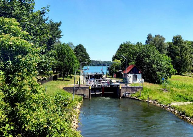 Schleuse Himmelpfort, Foto: Anke Treichel, Lizenz: Regio-Nord