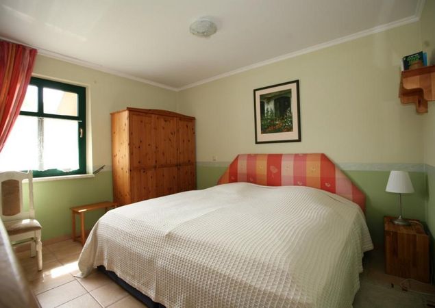 Ferienwohnung Kastanienhof - Schlafzimmer, Foto: Martina Burghardt Ferienwohnung Kastanienhof - Schlafzimmer, Foto: Martina Burghardt