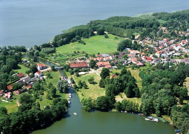 Luftbild Himmelpfort mit Klosterensemble, Foto: REGiO-Nord mbH, Lizenz: REGiO-Nord mbH