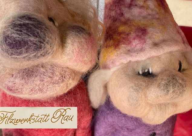 Filzmaskottchen, Foto: Frau Rau, Lizenz: Frau Rau