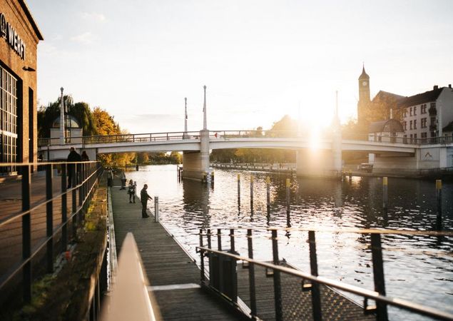 Jahrtausendbrücke Brandenburg an der Havel, Foto: Steven Ritzer, Lizenz: Tourismusverband Havelland e.V. Jahrtausendbrücke Brandenburg an der Havel, Foto: Steven Ritzer, Lizenz: Tourismusverband Havelland e.V.