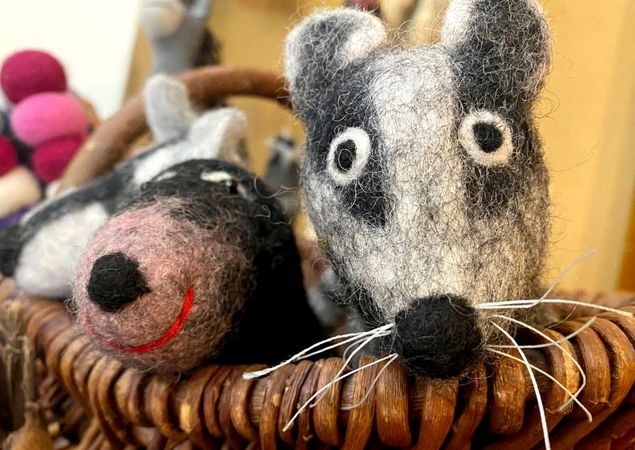 Filzdachs und- maulwurf, Foto: Frau Rau, Lizenz: Frau Rau