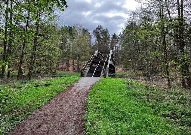Brücke über die Woblitz, Foto: Jörg Bartz, Lizenz: TV Ruppiner Seenland e.V.