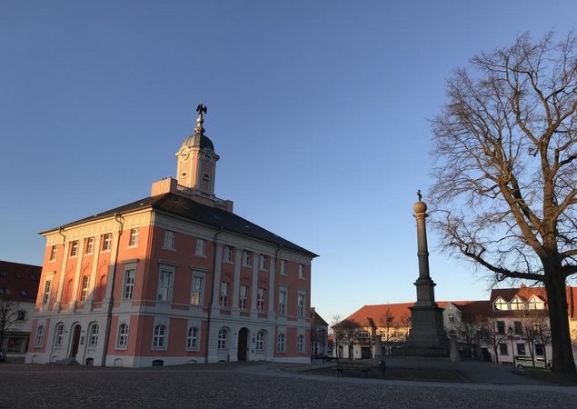 Historisches Rathaus Templin, Foto: Anet Hoppe