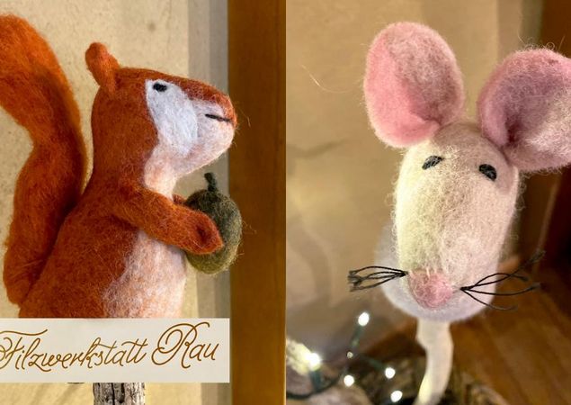 Filztiere, Foto: Frau Rau, Lizenz: Frau Rau