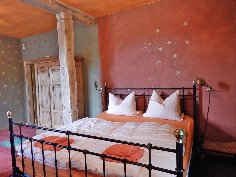 Mühle Himmelpfort - Morgenland Schlafzimmer, Foto: Brit Eismann Mühle Himmelpfort - Morgenland Schlafzimmer, Foto: Brit Eismann