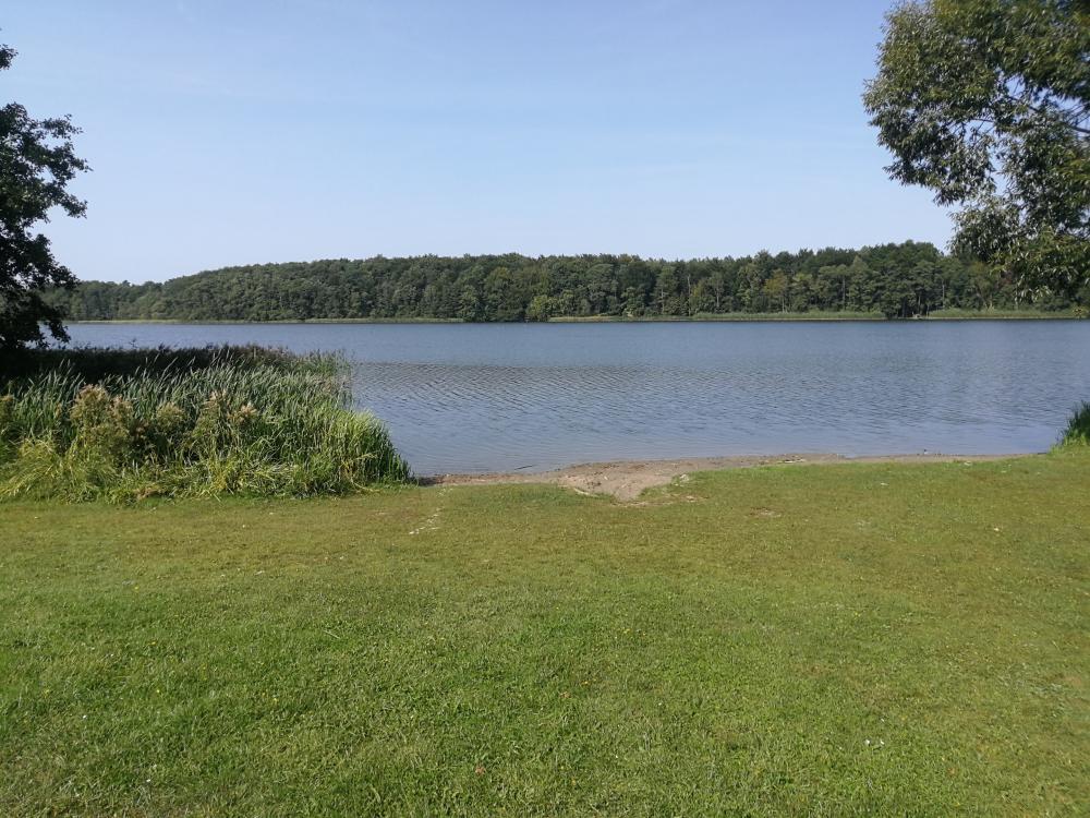 Badestelle am Kleinen Wentowsee in Seilershof