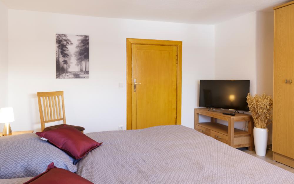 Schlafzimmer in der Ferienwohung Günther, Foto: Nicole Krüger, Lizenz: Kerstin Günther Schlafzimmer in der Ferienwohung Günther, Foto: Nicole Krüger, Lizenz: Kerstin Günther